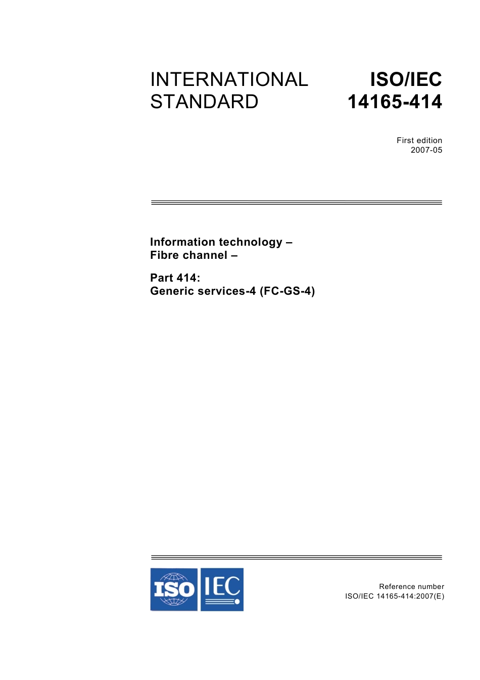 ISO IEC 14165-414-2007.pdf_第1页