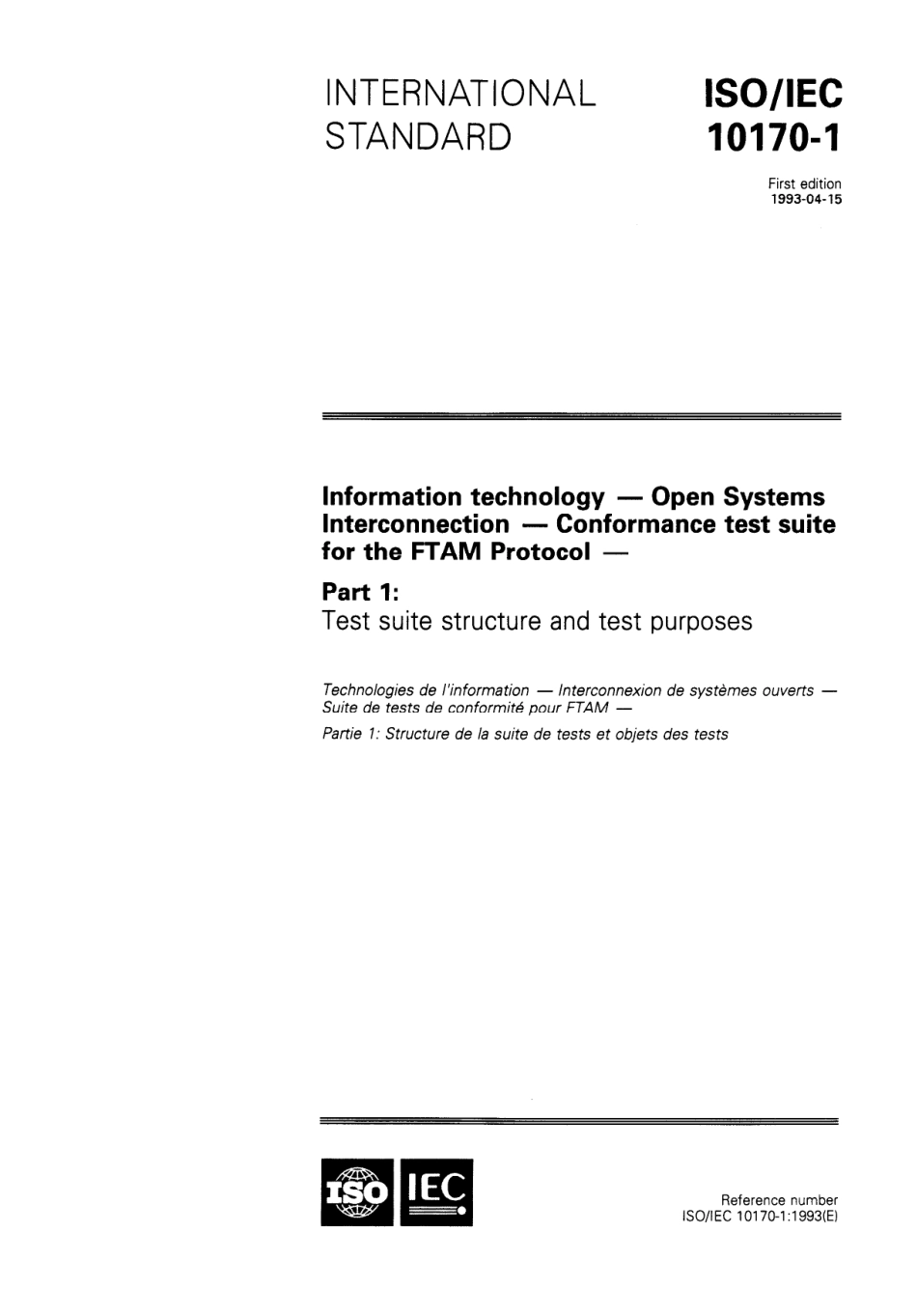 ISO IEC 10170-1-1993 scan.pdf_第1页
