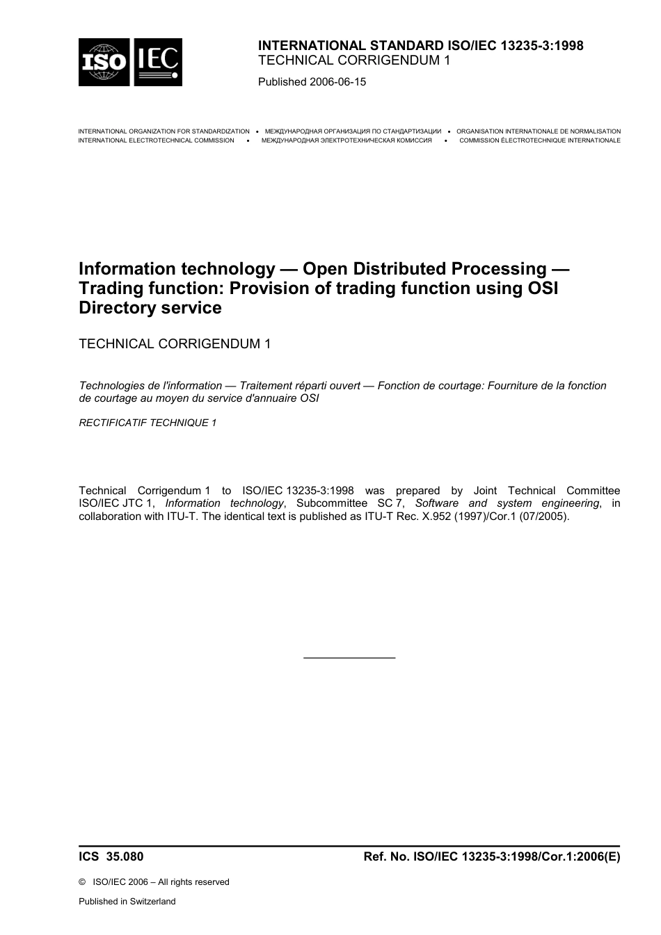 ISO IEC 13235-3-1998 cor1-2006.pdf_第1页