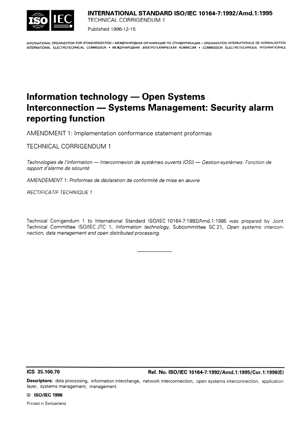 ISO IEC 10164-7-1992 amd1-1995 cor1-1996.pdf_第1页