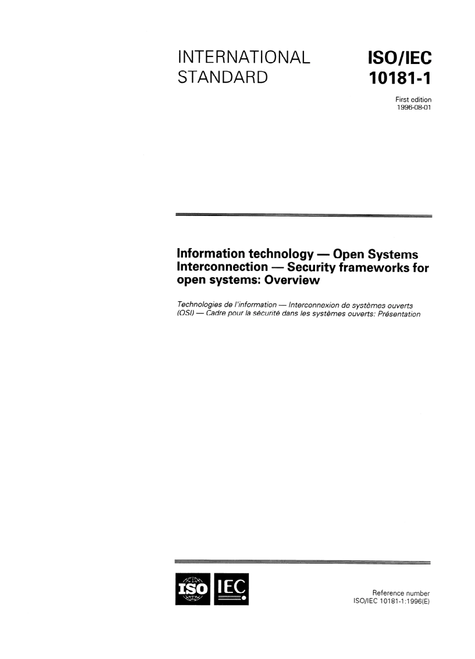 ISO IEC 10181-1-1996 scan.pdf_第1页