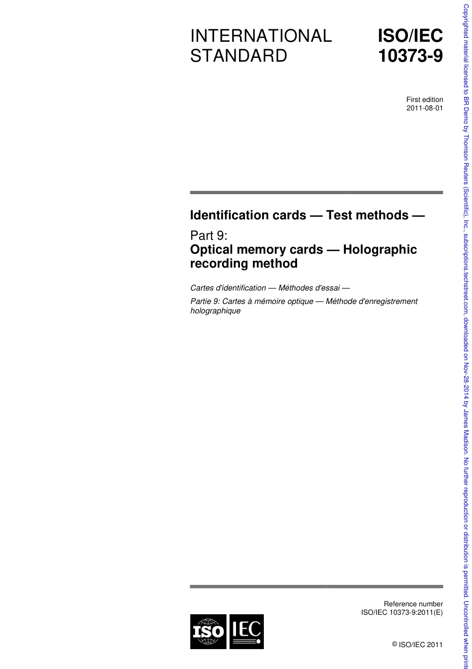 ISO IEC 10373-9-2011.pdf_第1页