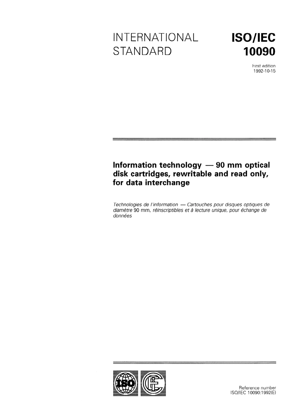 ISO IEC 10090-1992 scan.pdf_第1页