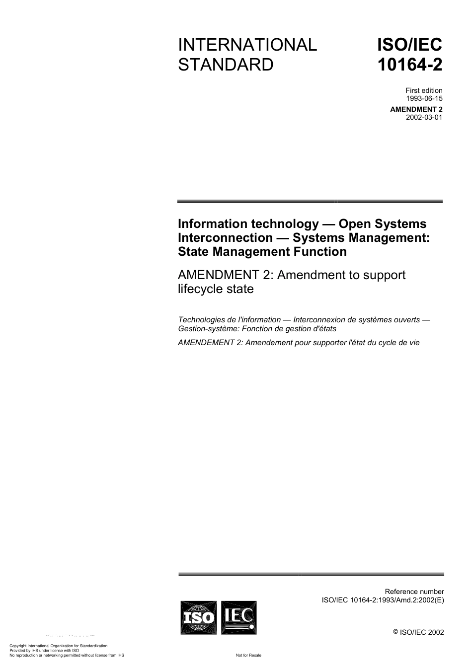 ISO IEC 10164-2-1993 amd2-2002.pdf_第1页