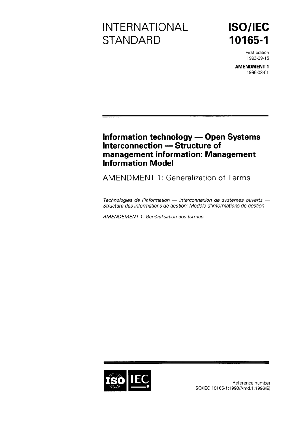 ISO IEC 10165-1-1993 amd1-1996 scan.pdf_第1页