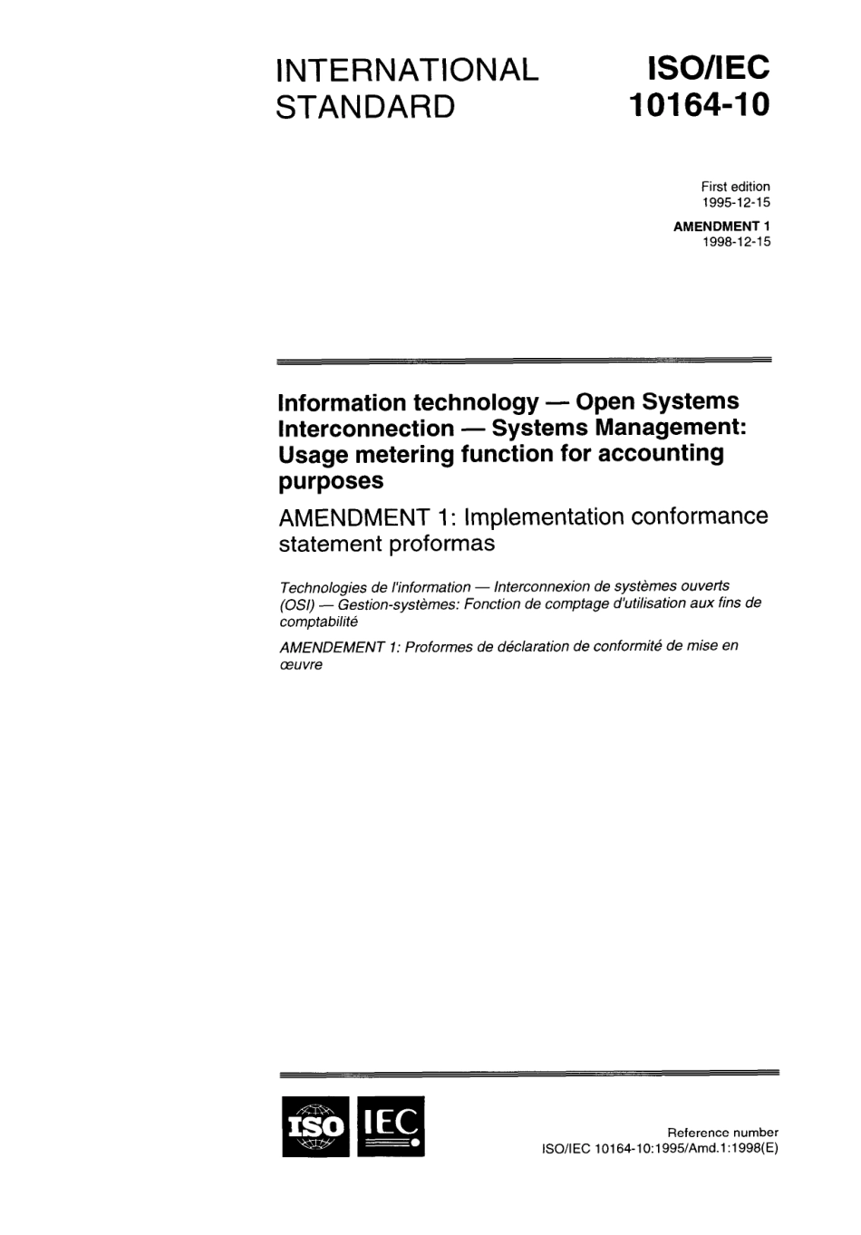 ISO IEC 10164-10-1995 amd1-1998 scan.pdf_第1页