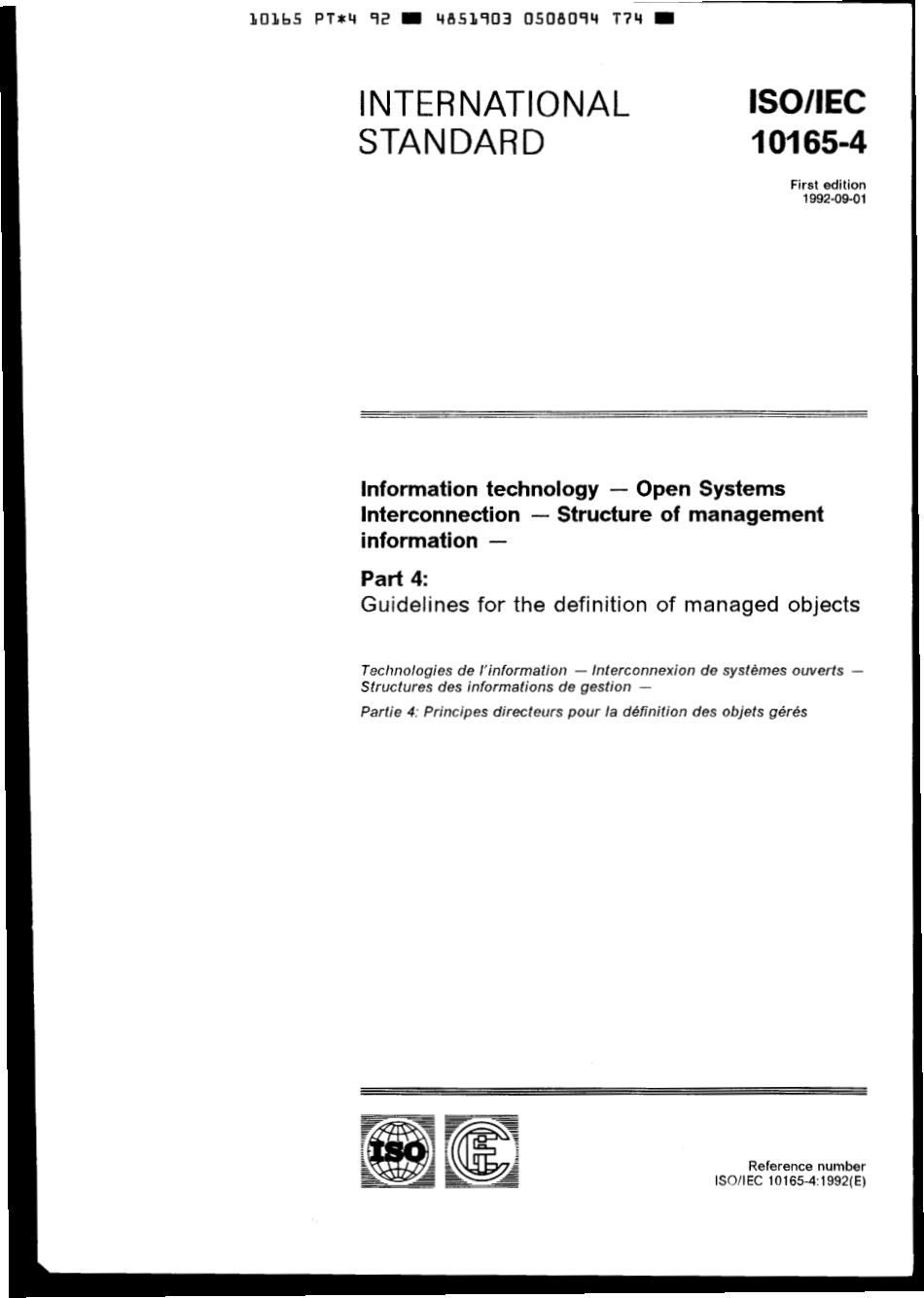 ISO IEC 10165-4-1992 scan.pdf_第1页