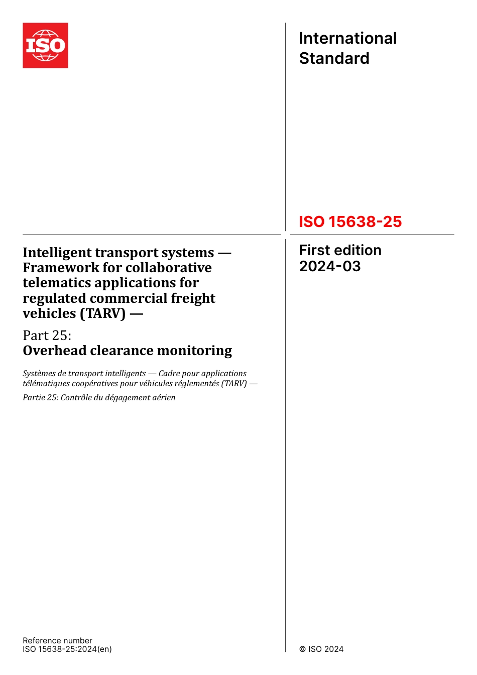 ISO 15638-25-2024.pdf_第1页