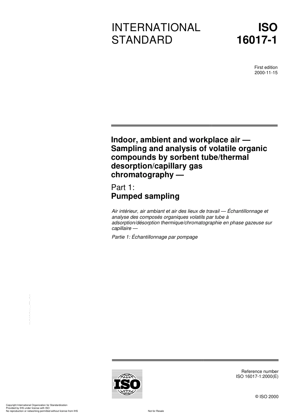 ISO 16017-1-2000.pdf_第1页