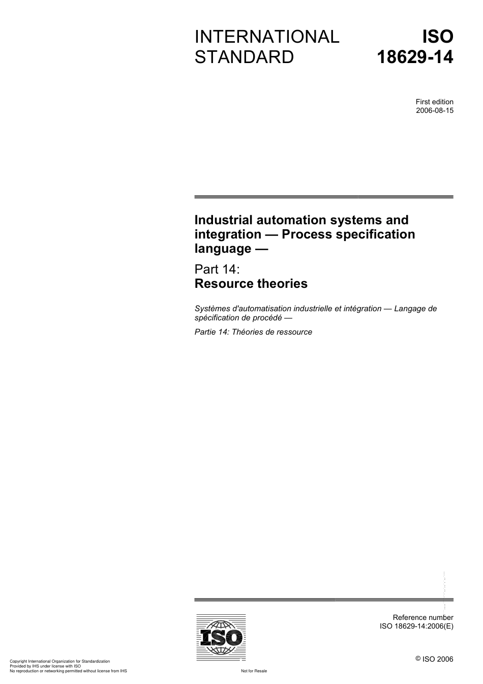 ISO 18629-14-2006.pdf_第1页