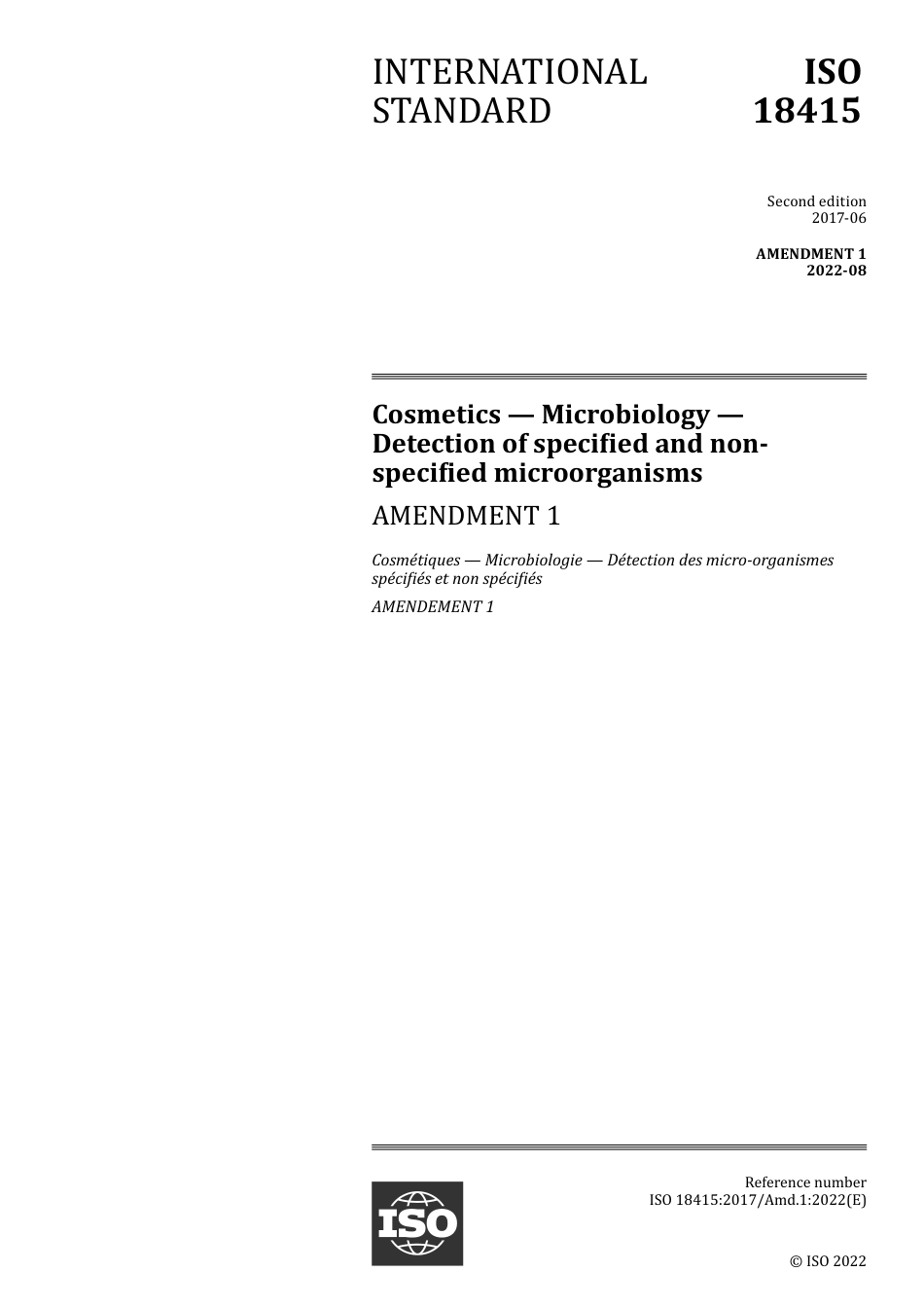 ISO 18415-2017 amd1-2022.pdf_第1页