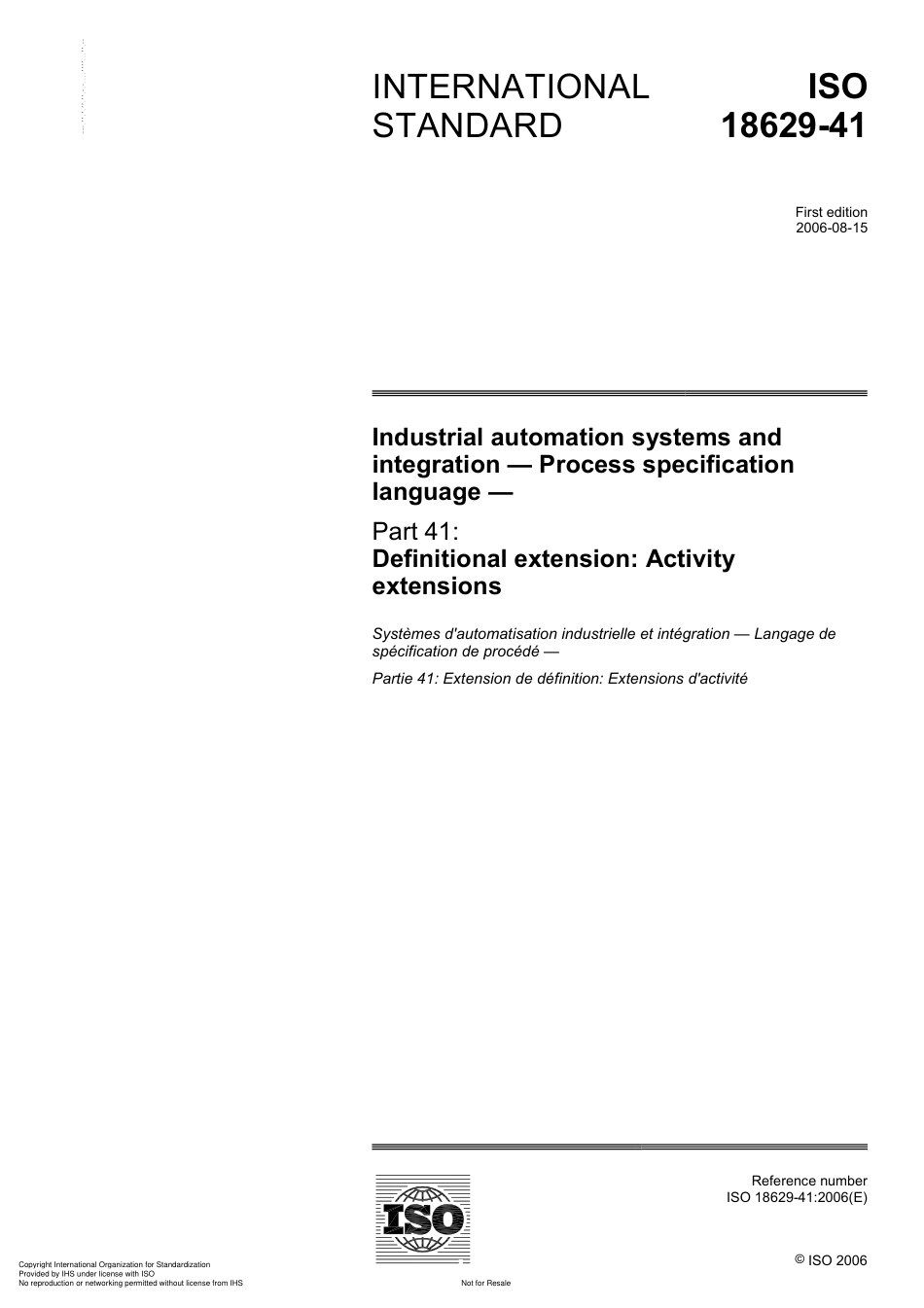 ISO 18629-41-2006.pdf_第1页