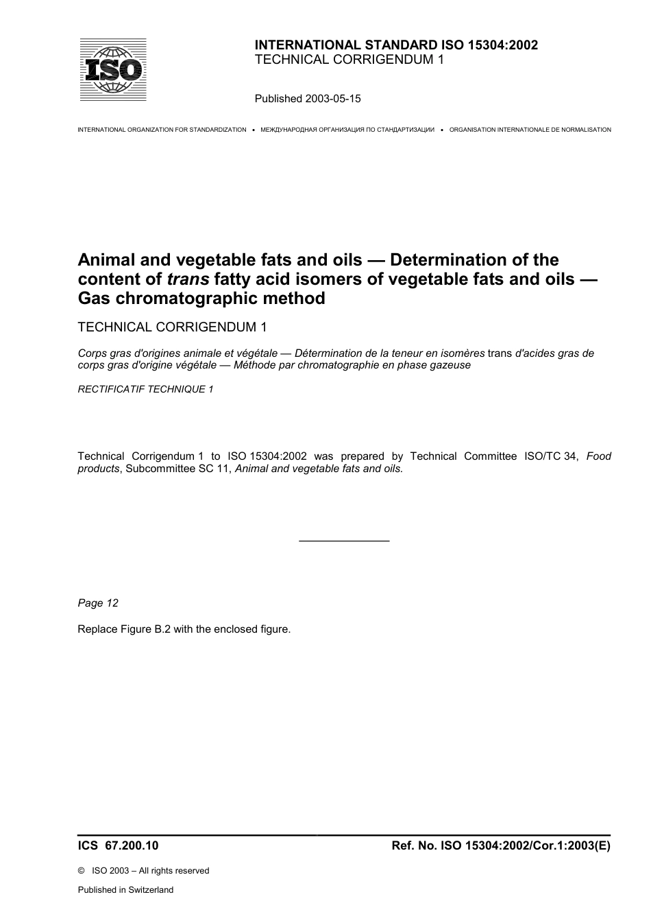 ISO 15304-2002 cor1-2003.pdf_第1页