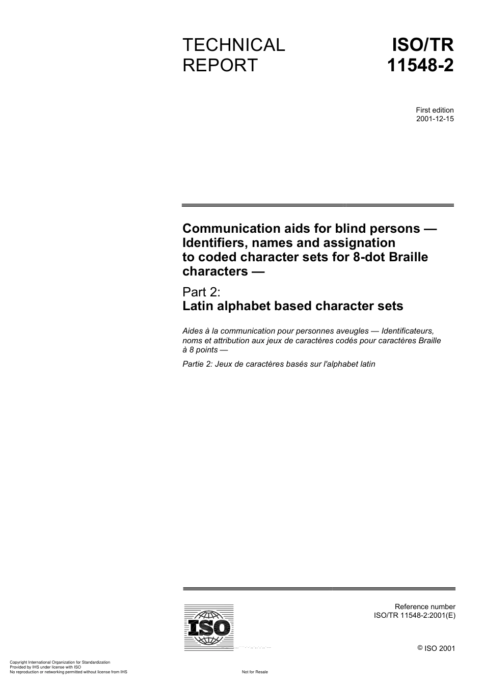 ISO TR 11548-2-2001.pdf_第1页