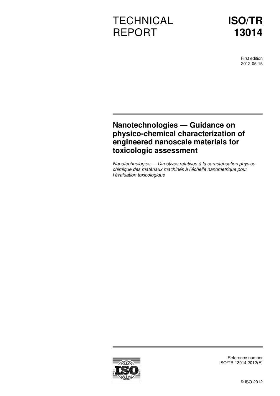 ISO TR 13014-2012.pdf_第1页