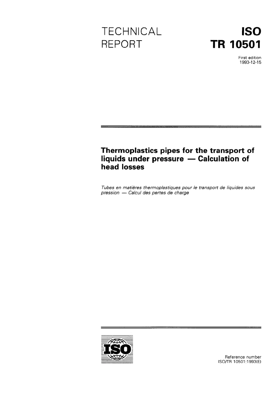 ISO TR 10501-1993 scan.pdf_第1页