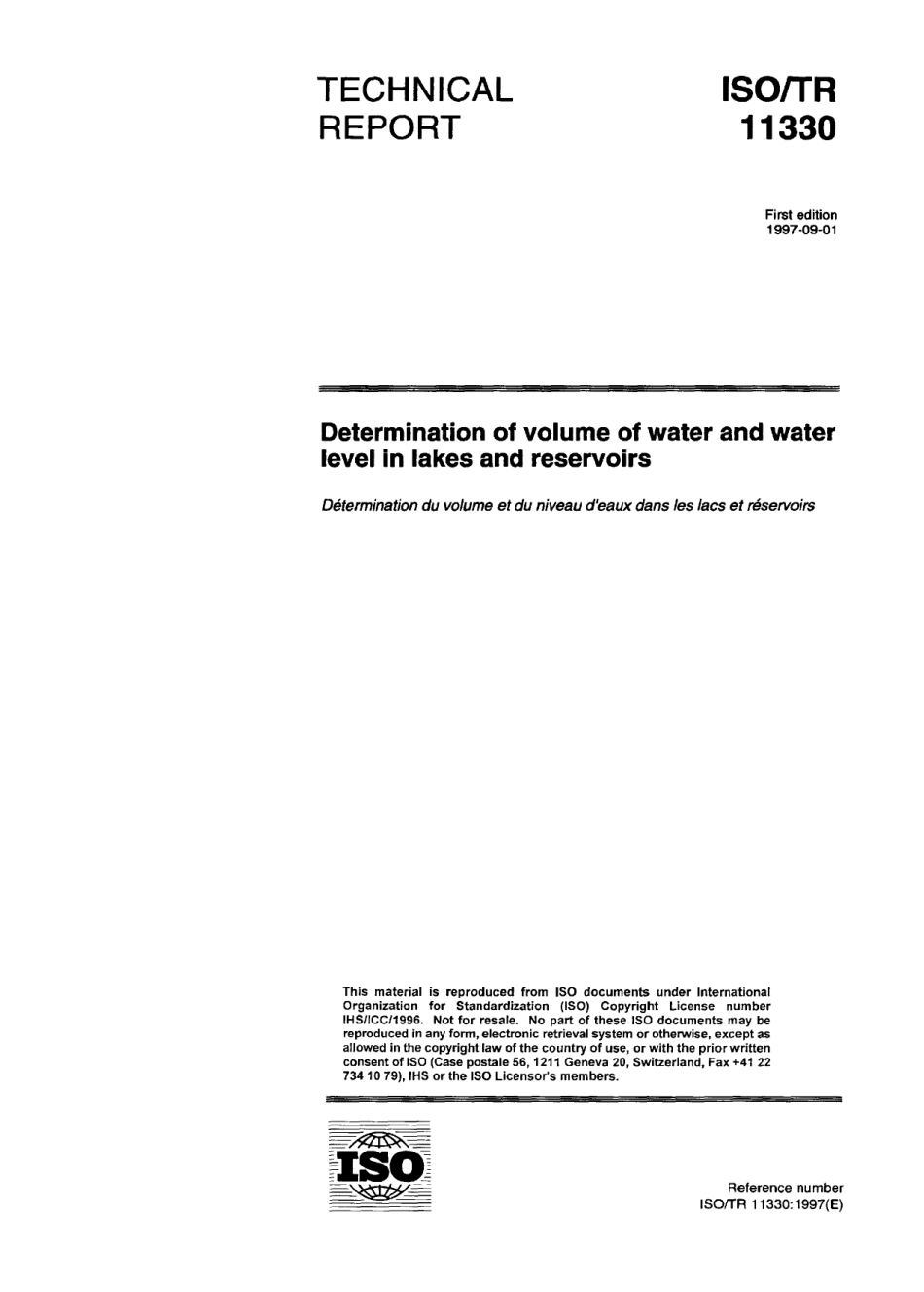 ISO TR 11330-1997 scan.pdf_第1页