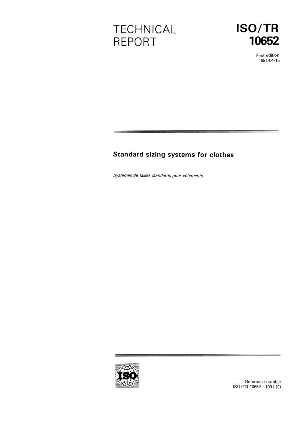 ISO TR 10652-1991 scan.pdf_第1页