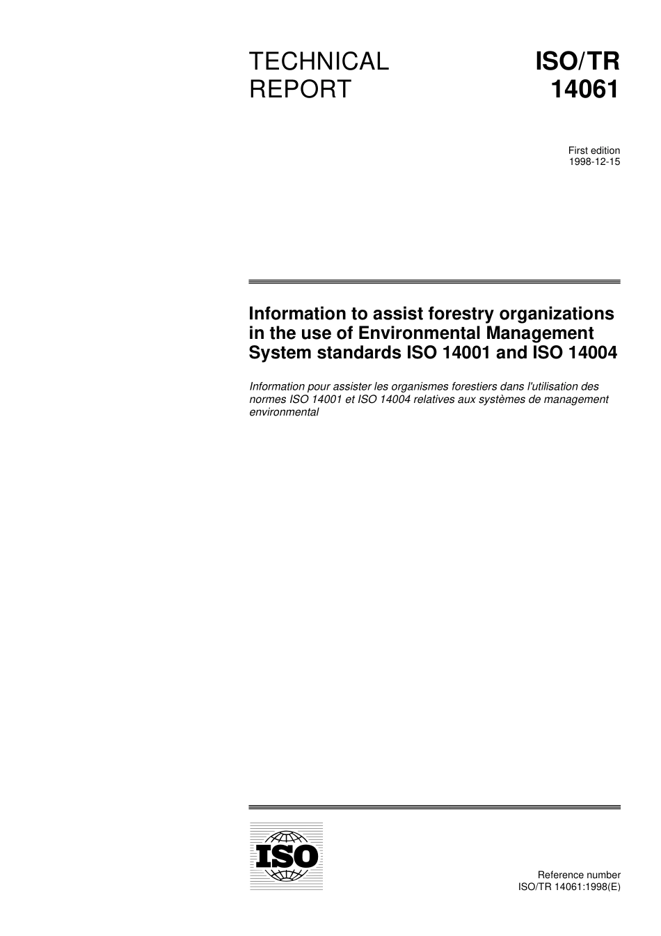 ISO TR 14061-1998.pdf_第1页