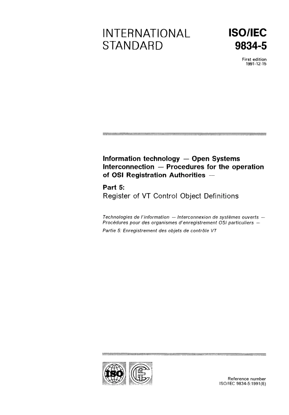 ISO IEC 09834-5-1991 scan.pdf_第1页