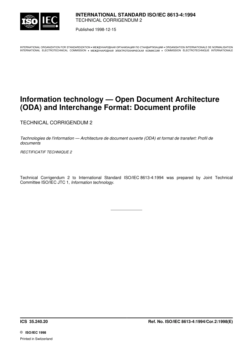 ISO IEC 08613-4-1994 cor2-1998.pdf_第1页