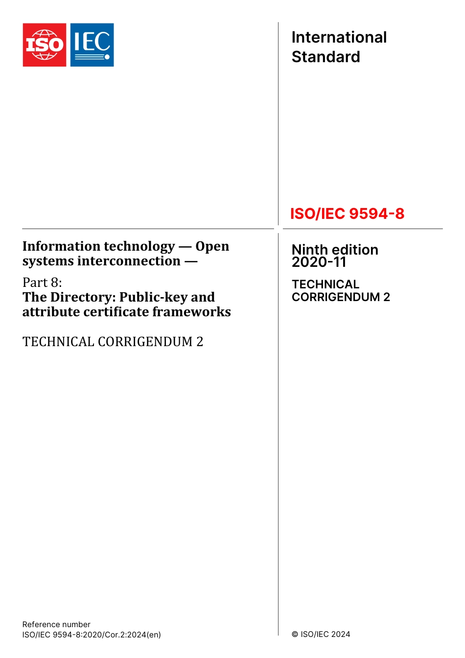 ISO IEC 09594-8-2020 cor2-2024.pdf_第1页