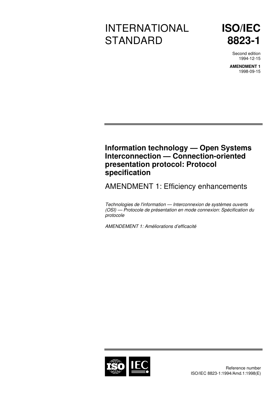 ISO IEC 08823-1-1994 amd1-1998.pdf_第1页