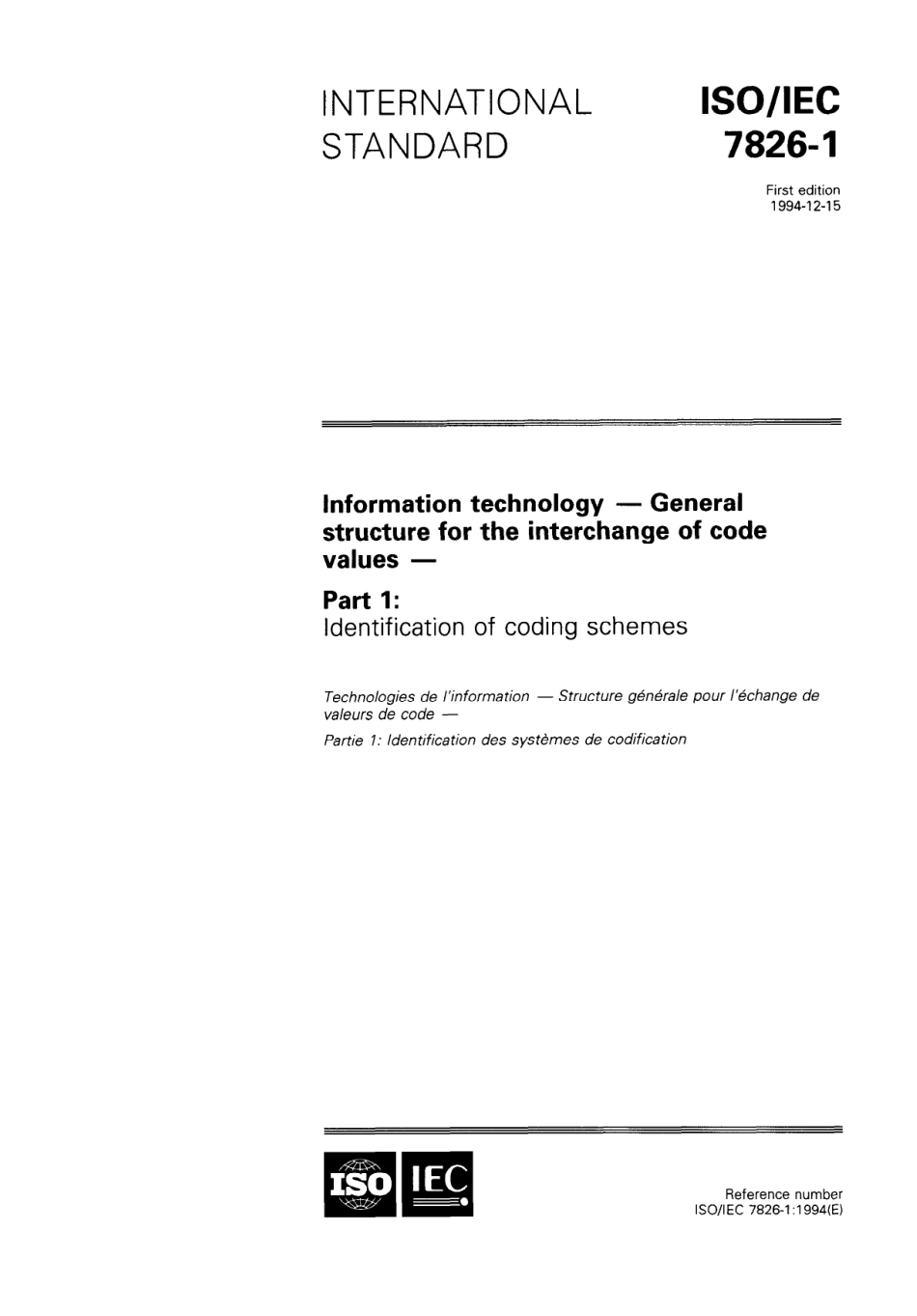 ISO IEC 07826-1-1994 scan.pdf_第1页