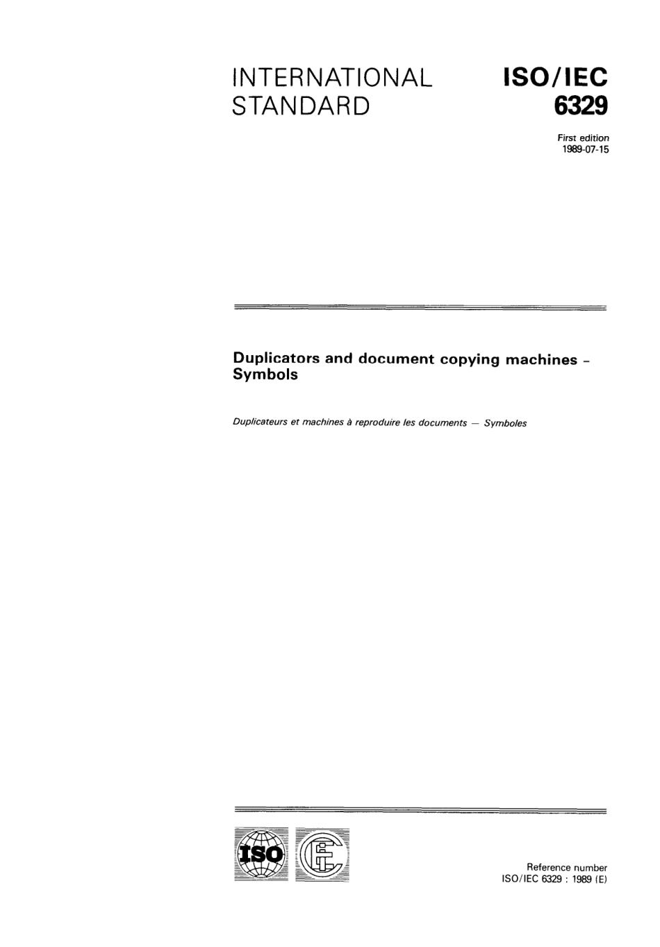 ISO IEC 06329-1989 scan.pdf_第1页