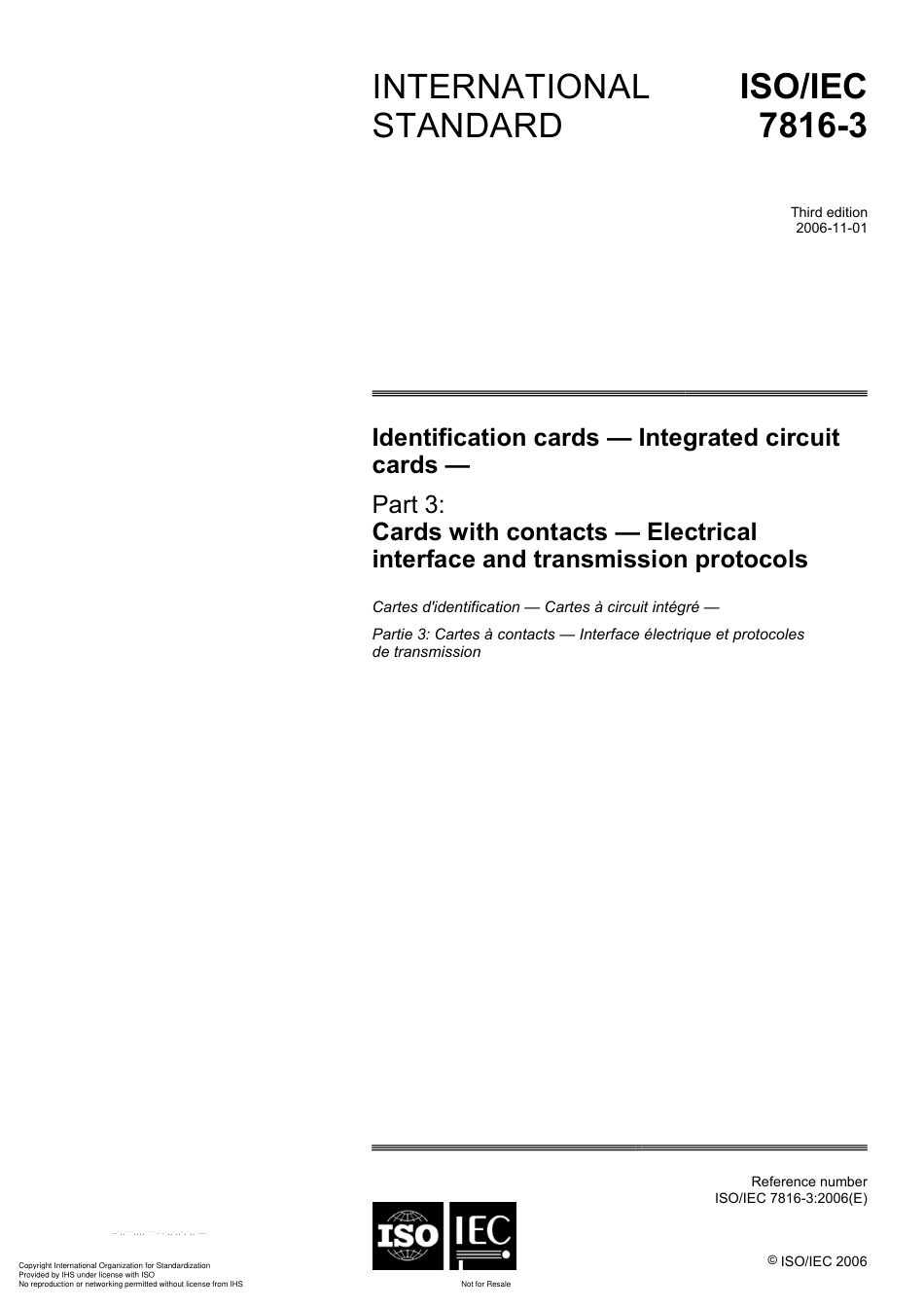 ISO IEC 07816-3-2006.pdf_第1页