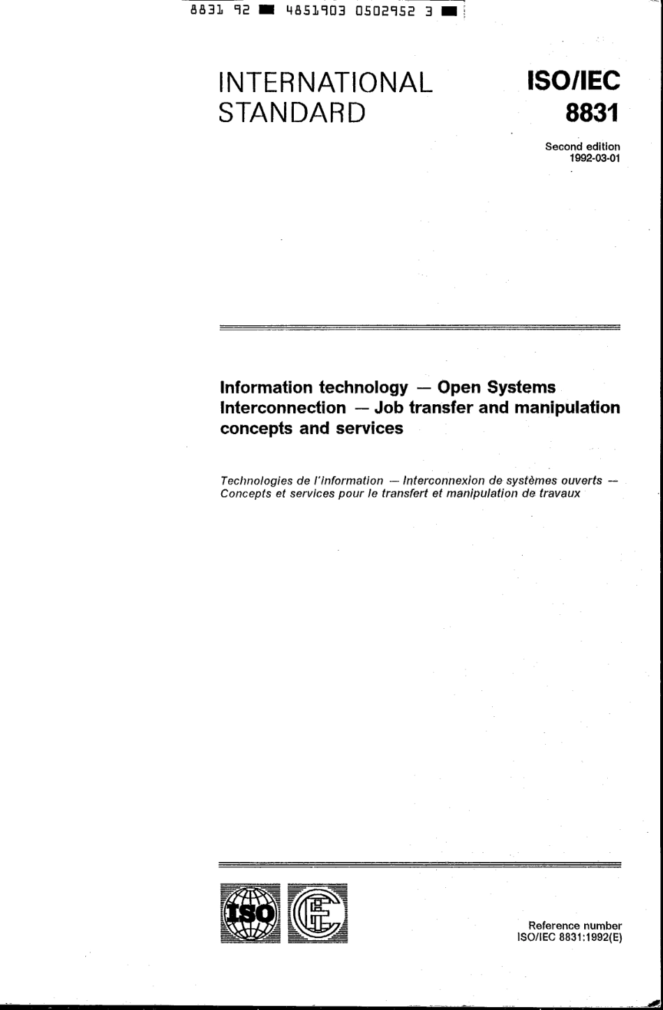ISO IEC 08831-1992 scan.pdf_第1页