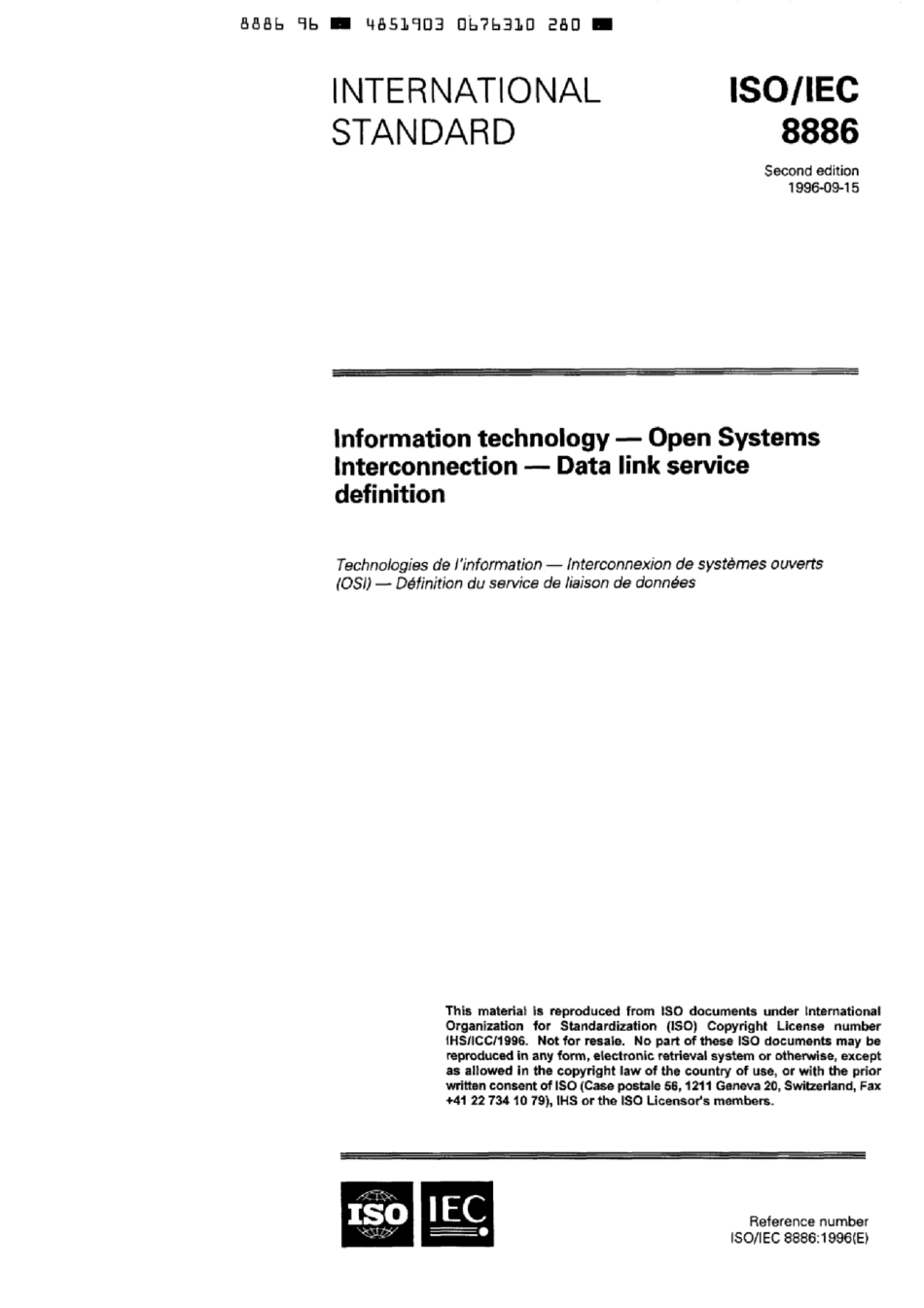 ISO IEC 08886-1996 scan.pdf_第1页