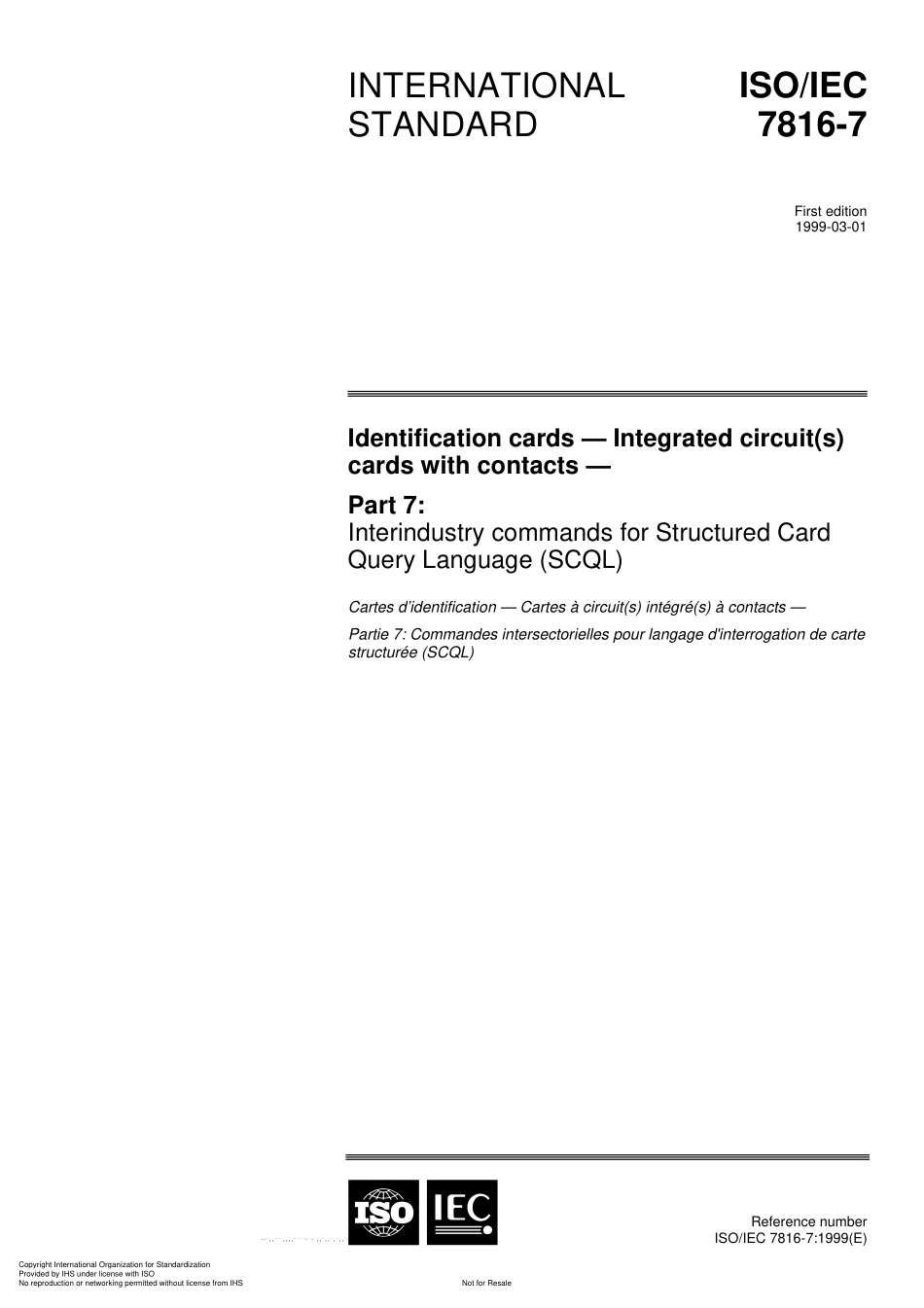 ISO IEC 07816-7-1999.pdf_第1页