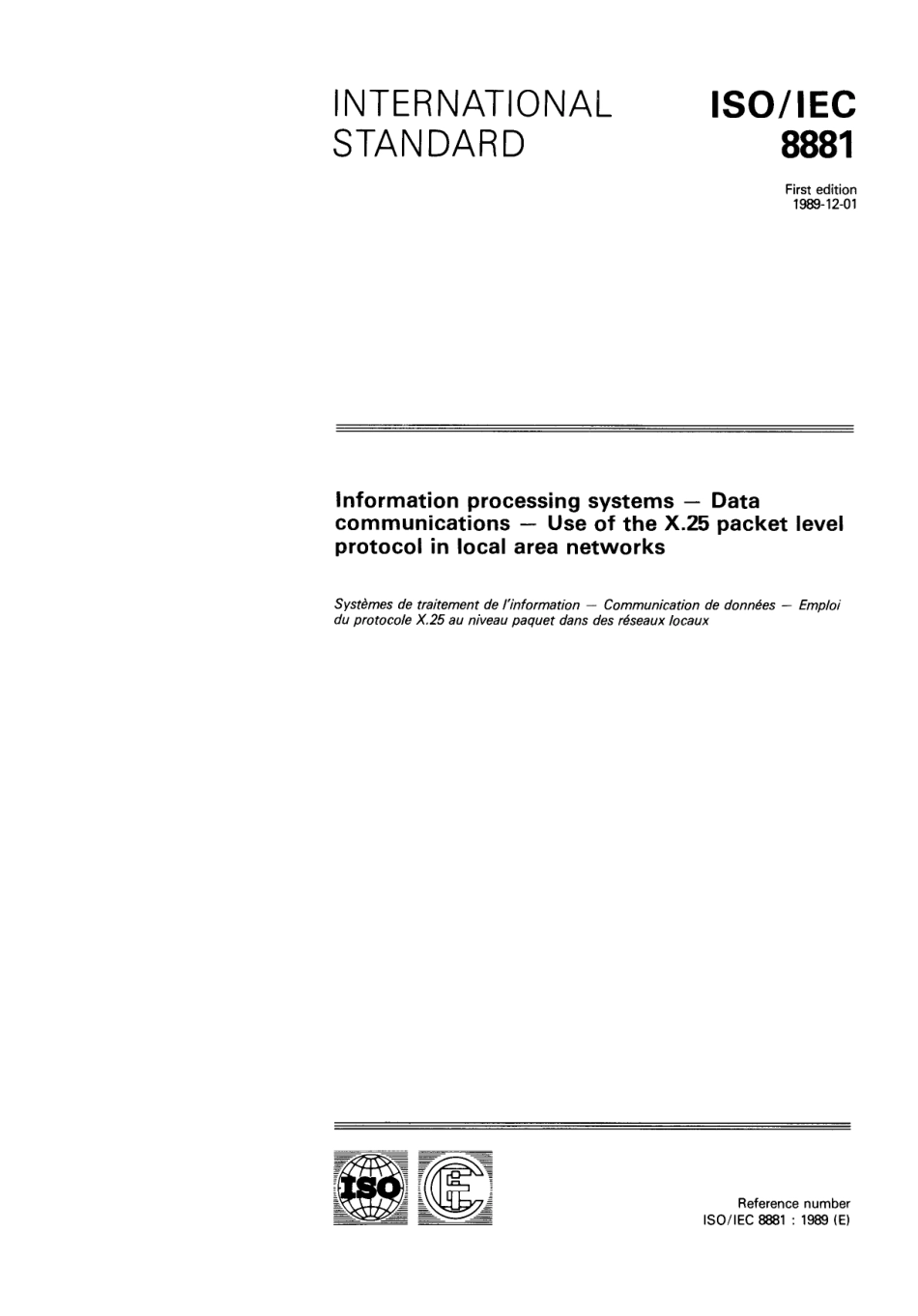 ISO IEC 08881-1989 scan.pdf_第1页