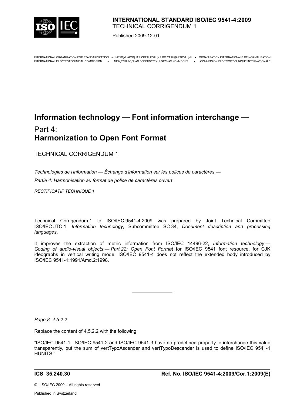 ISO IEC 09541-4-2009 cor1-2009.pdf_第1页
