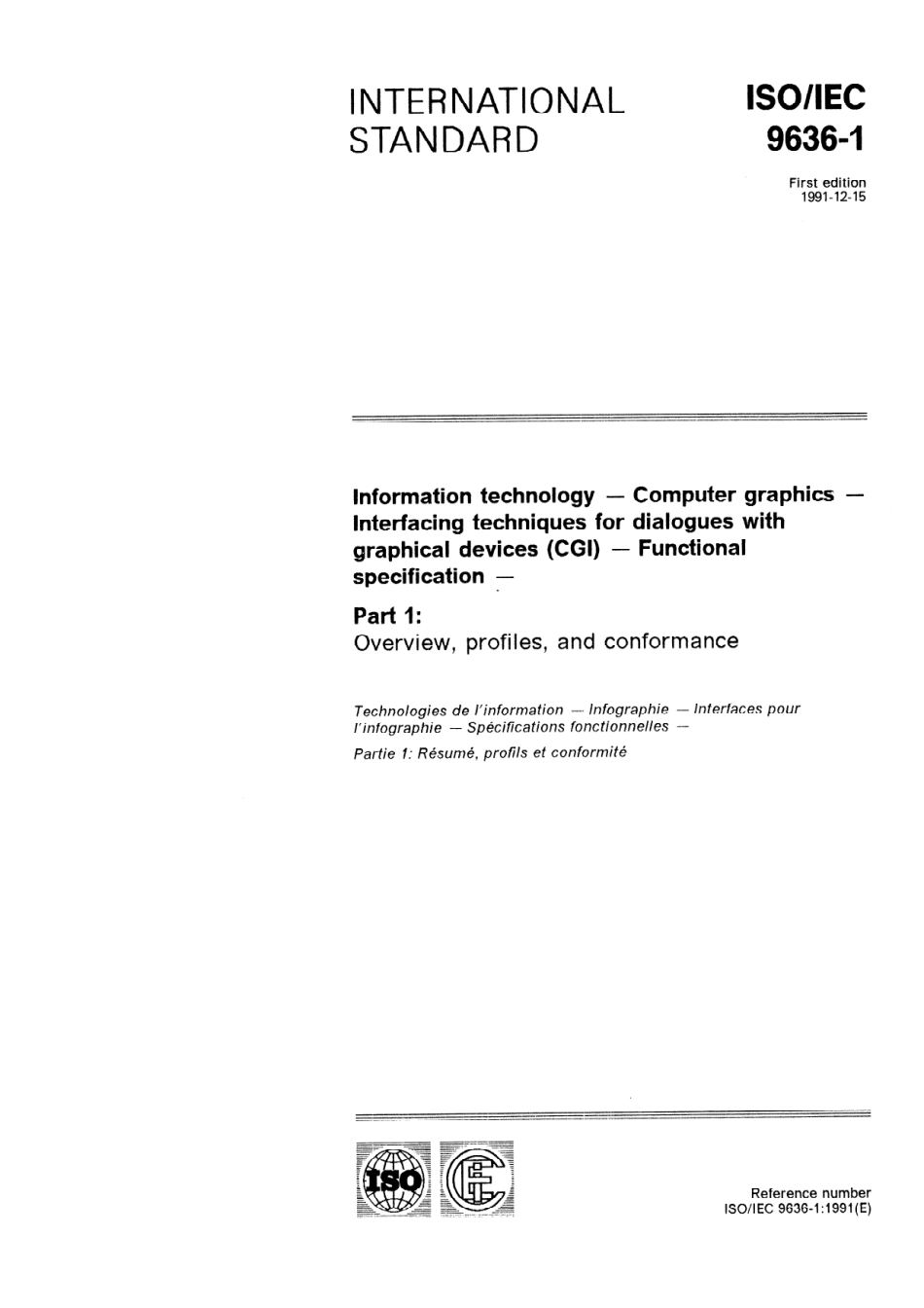 ISO IEC 09636-1-1991 scan.pdf_第1页