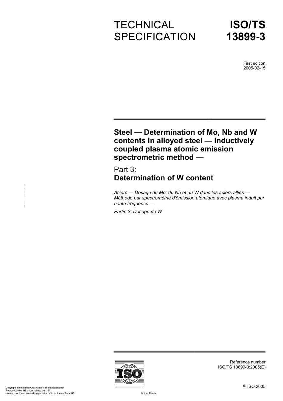 ISO TS 13899-3-2005.pdf_第1页