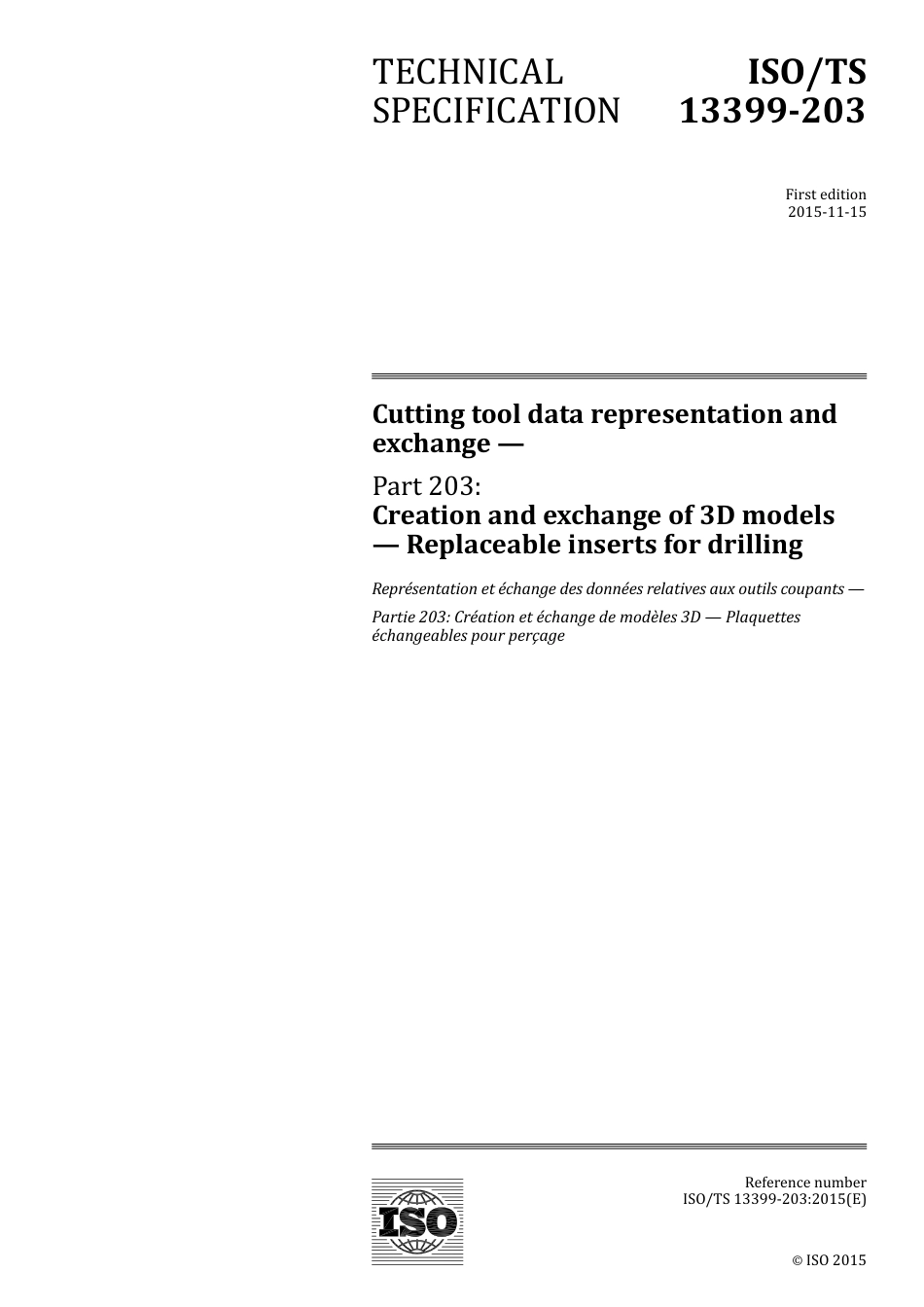 ISO TS 13399-203-2015.pdf_第1页