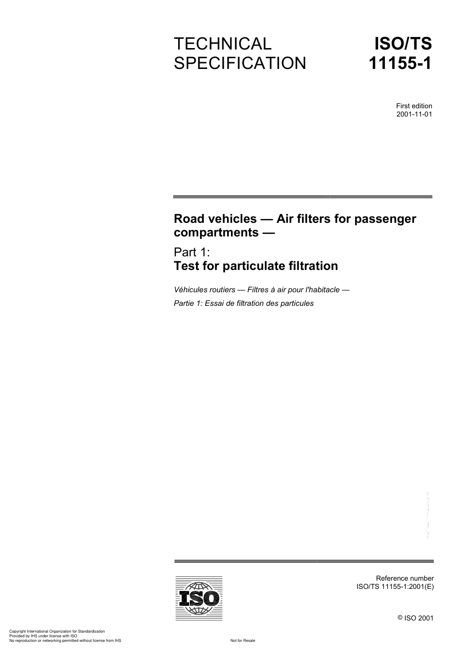 ISO TS 11155-1-2001.pdf_第1页