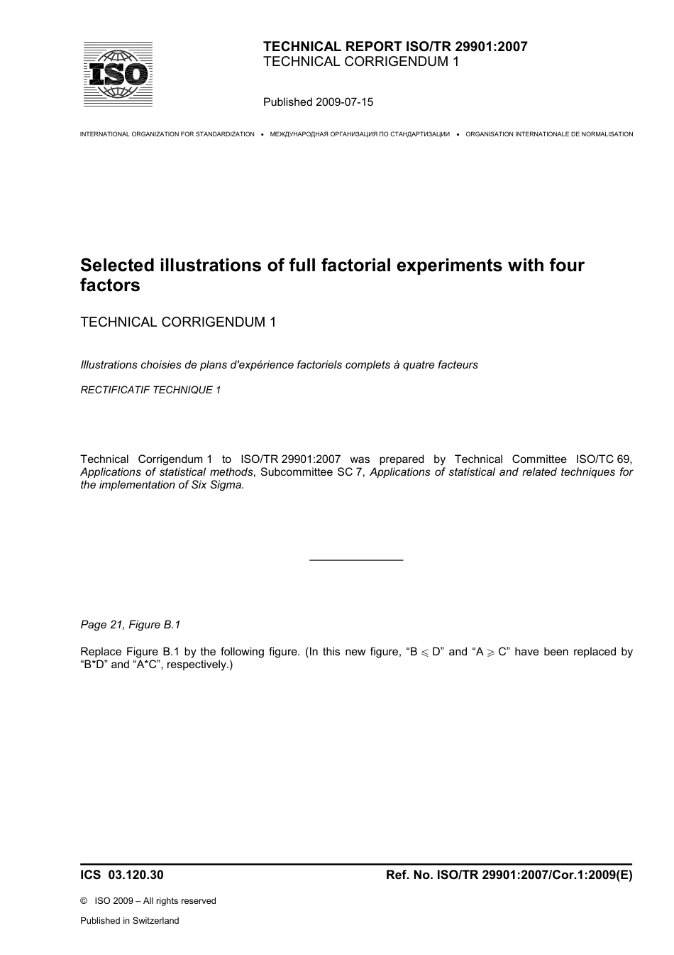 ISO TR 29901-2007 cor1-2009.pdf_第1页