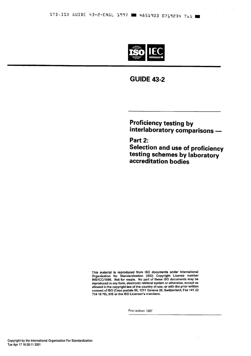 ISO IEC Guide 43-2-1997 scan.pdf_第1页