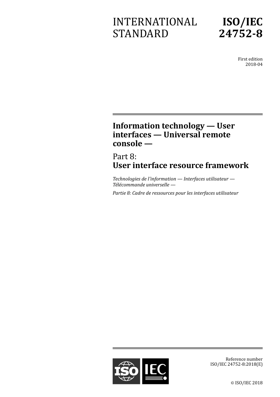 ISO IEC 24752-8-2018.pdf_第1页