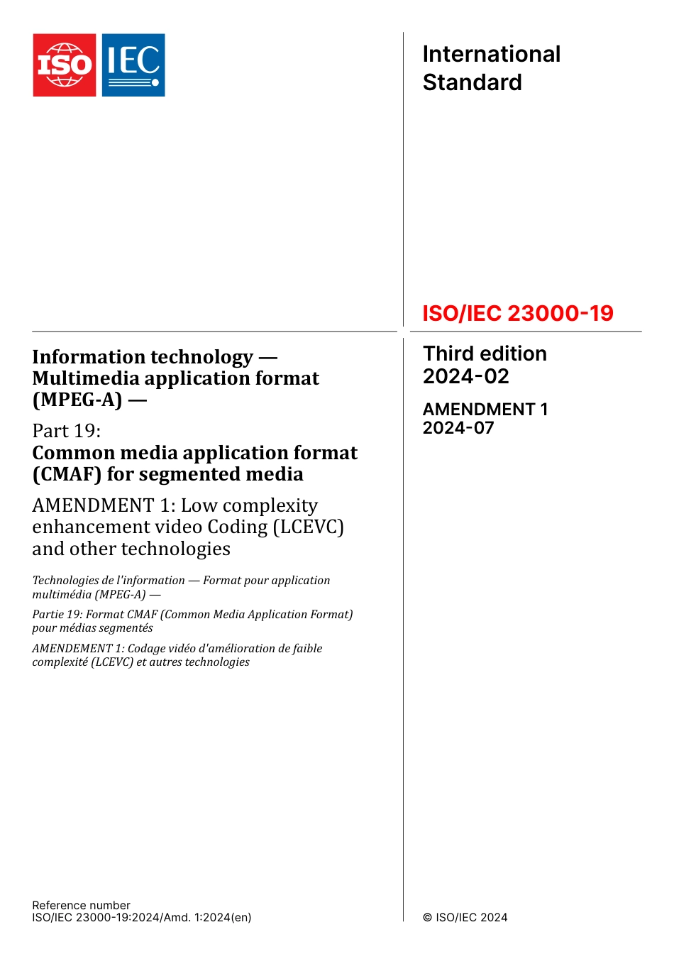 ISO IEC 23000-19-2024 amd1-2024.pdf_第1页