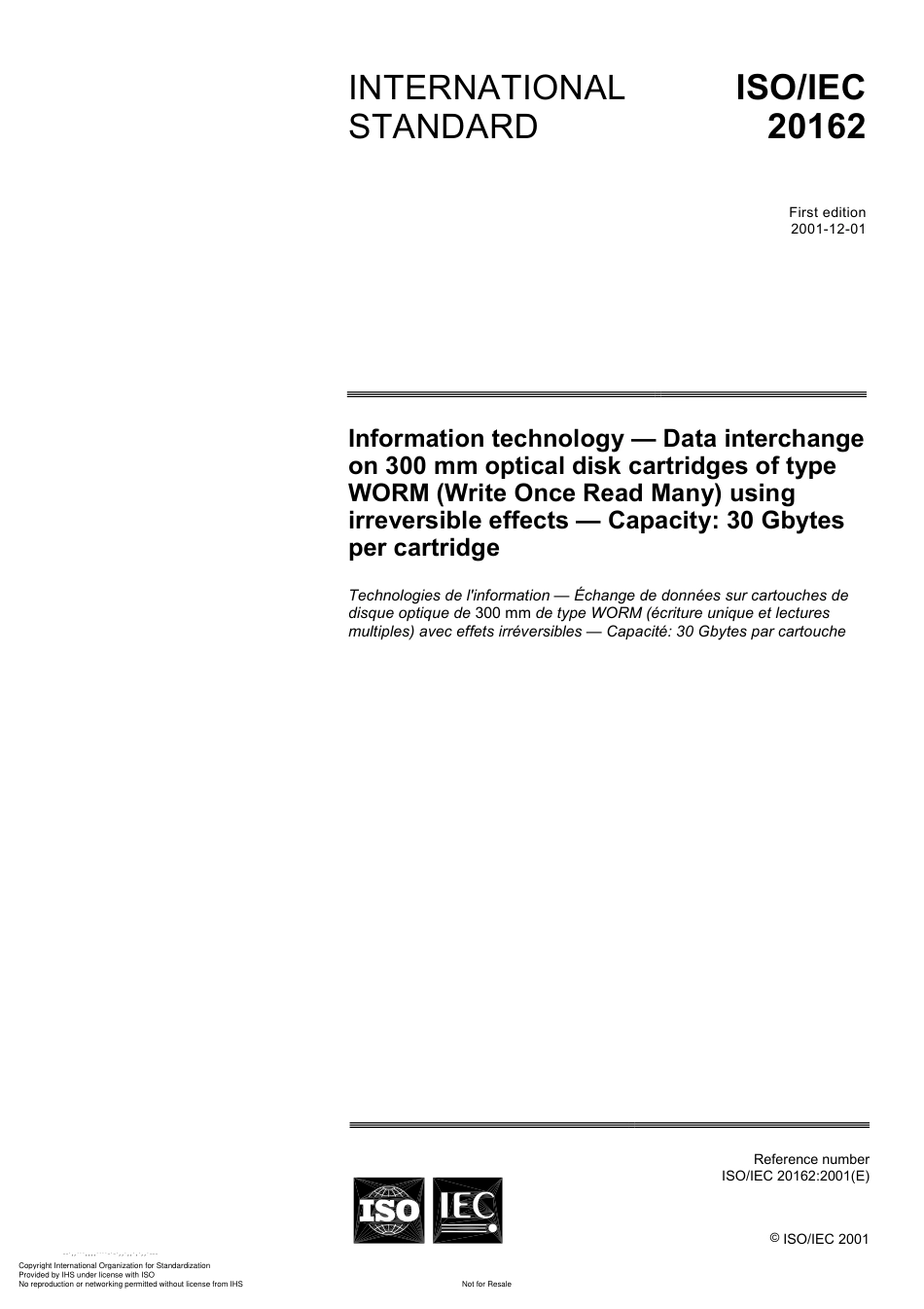 ISO IEC 20162-2001.pdf_第1页