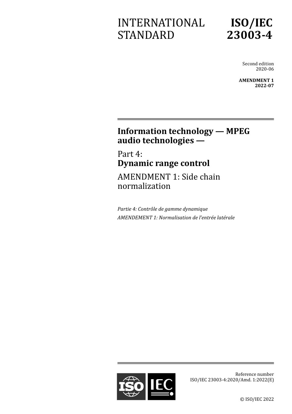 ISO IEC 23003-4-2020 amd1-2022.pdf_第1页