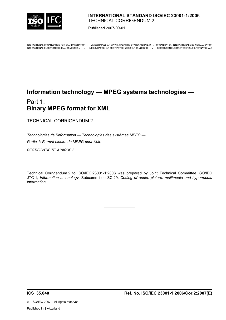 ISO IEC 23001-1-2006 cor2-2007.pdf_第1页