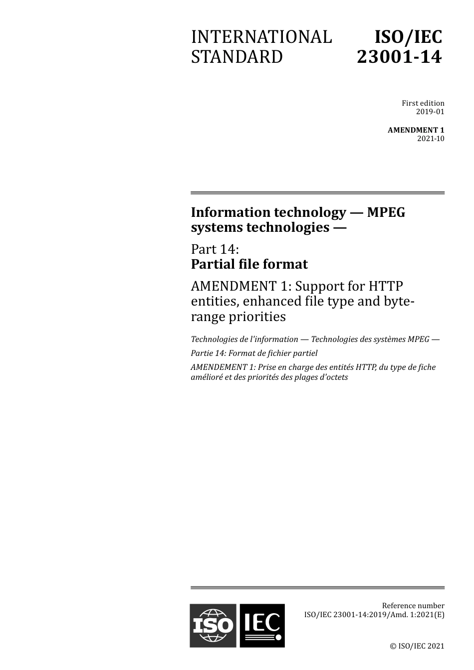 ISO IEC 23001-14-2019 amd1-2021.pdf_第1页