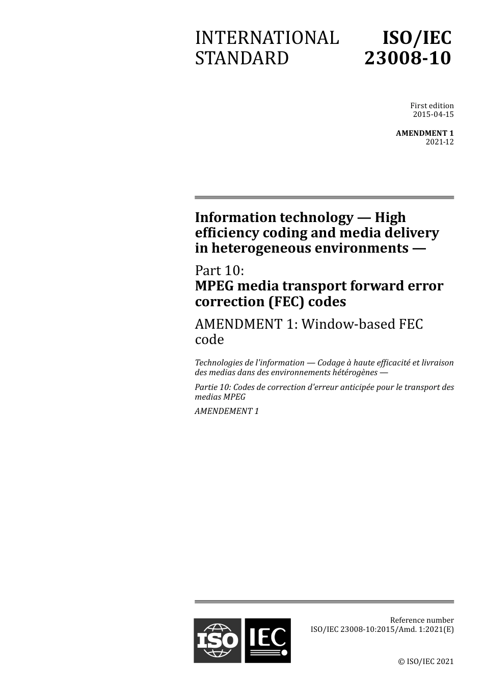 ISO IEC 23008-10-2015 amd1-2021.pdf_第1页