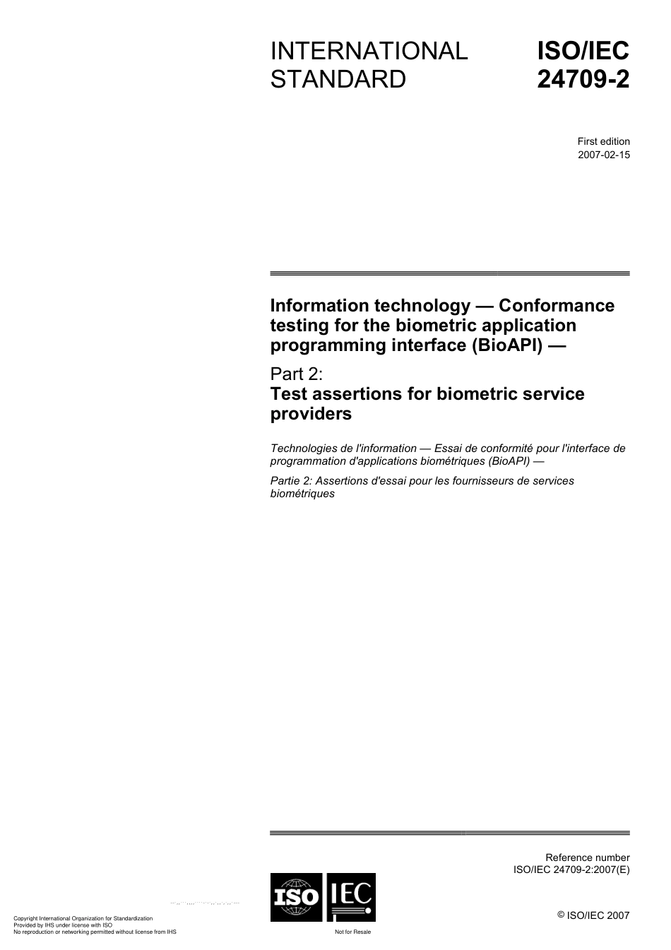 ISO IEC 24709-2-2007.pdf_第1页