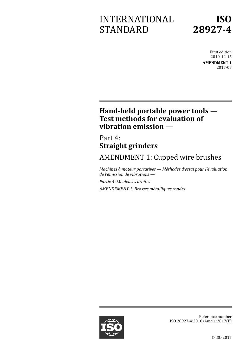ISO 28927-4-2010 amd1-2017.pdf_第1页